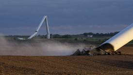 Turbines crumpled after Iowa wind farm suffers rare direct hit from powerful twister