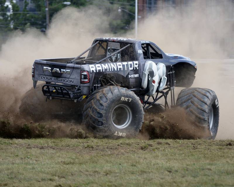 The partnership between Dodge RAM and Hall Brothers Racing Team has been one of the longest in U.S. motorsports. Dodge representatives approached Champaign County brothers Tim and Mark Hall in 2001 about sponsoring their two monster trucks, Raminator and Rammunition.