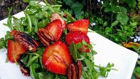 Donna’s Day: Fresh strawberry arugula salad