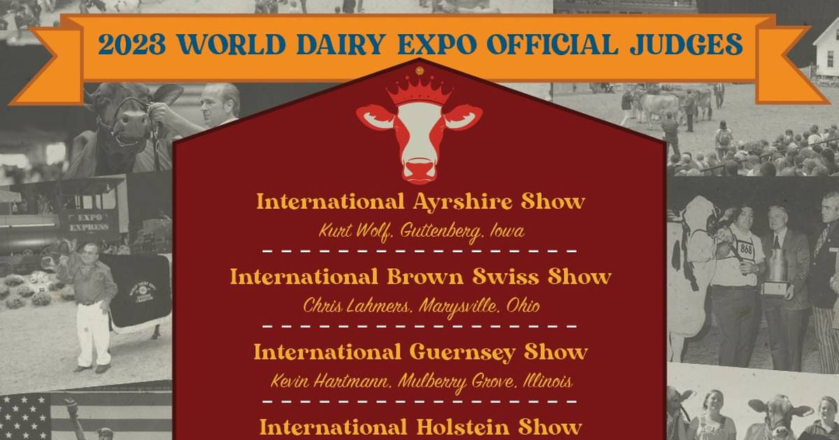 2023 World Dairy Expo official judges named AgriNews