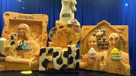 Cheese sculpture unveiled