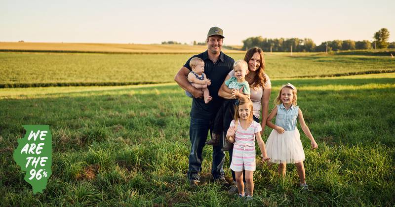 Look for even more ads featuring Illinois farmers and the powerful message: 96% of Illinois farms are still owned and operated by families, just like yours.