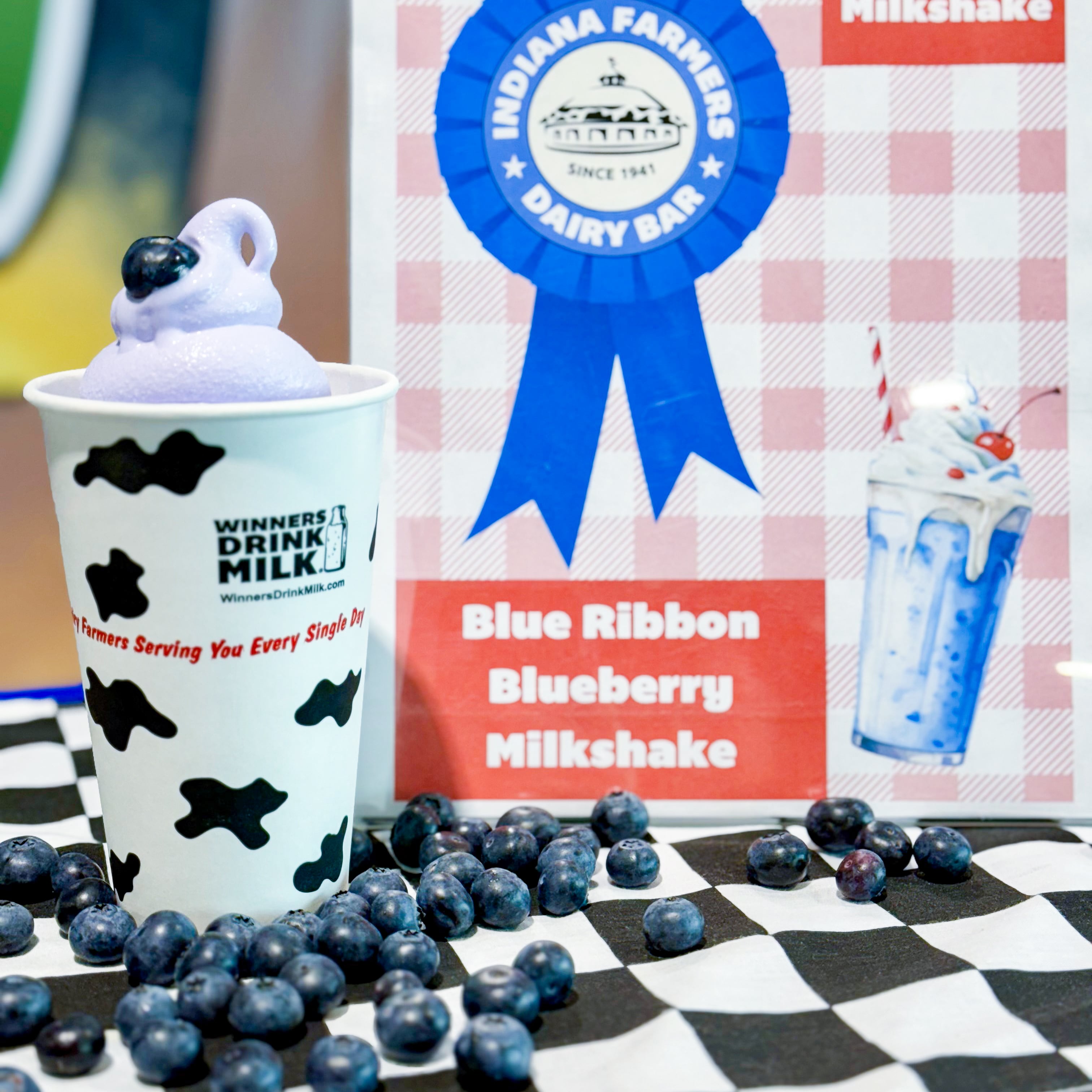 This first-place worthy, refreshing Blue Ribbon Blueberry Milkshake by American Dairy Association boasts just the right amount of berry flavor and makes for a beautiful photo opportunity.