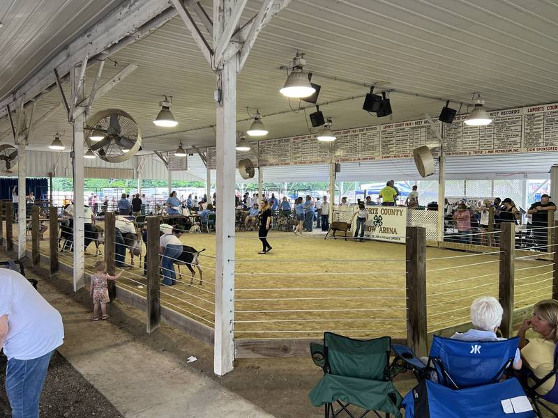 The former La Porte County fairgrounds show arena will be renovated and ready for use in 2025.