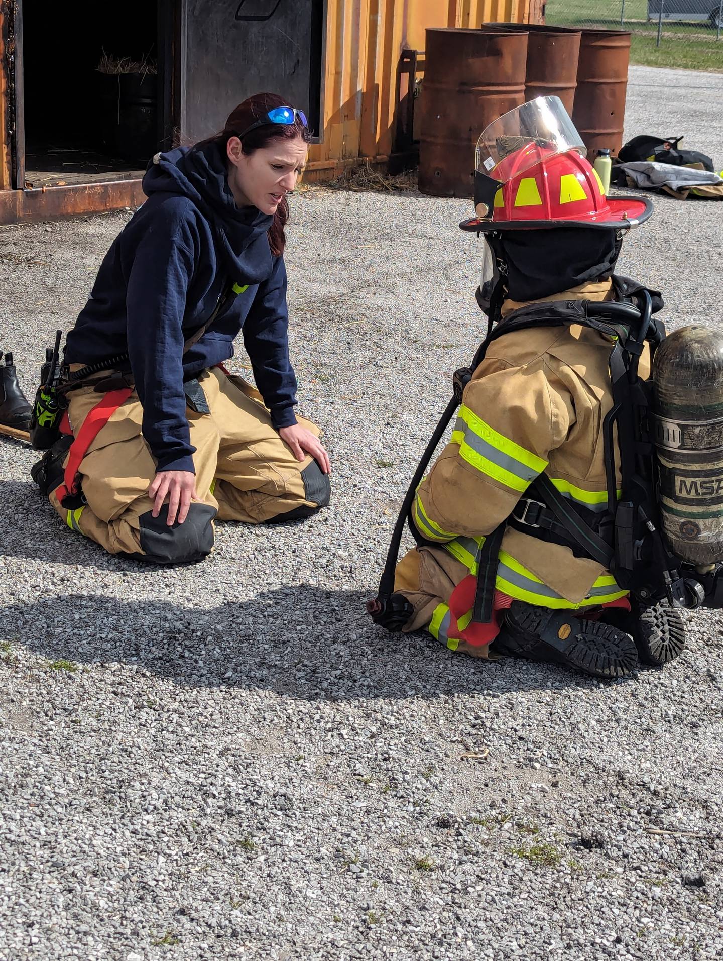 The Badd Axe Ladies firefighter training program brings together firefighters from the Carbondale Fire Department with female students from Southern Illinois University, John A. Logan College and surrounding high schools.