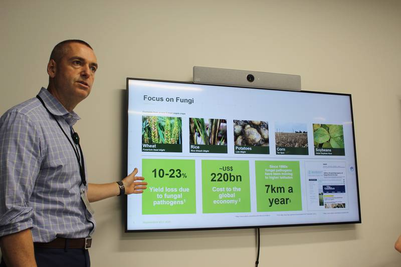 Mark Kidnie shows the impact that fungal pathogens have on crops around the world. For corn, tar spot is now established in the United States and since the inoculum overwinters on corn residue it will continue to be a problem for farmers.