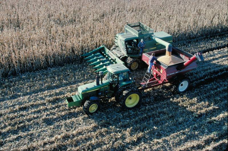 Corn harvest is in full swing across the Midwest.