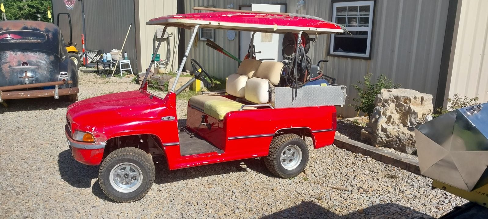 For Larry McVey, nothing beats a Dodge — including a Dodge golf cart.